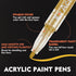 Acrylic Paint Pens Paint Markers - 24 Pack acrylic paint markers For Rock Painting Wood Canvas Glass Ceramic Plastic Metal and Stone,acrylic marke...