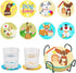 FASHEWELRY 8pcs Diamond Painting Coaster Kit Dog Pattern Diamond Dot Coasters Diamond Art Kits for Beginners, Adults, Kids...