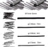 3-8mm Willow Charcoal Sticks for Sketching and Drawing Art Supplies for Professionals Students and Hobbyists...