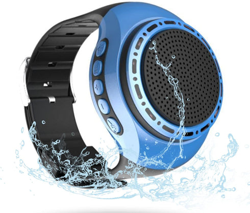 Wireless Wearable Waterproof Wrist Portable Bluetooth Speaker Watch with Multi Function FM Radio & MP3 Player & TWS & Selfie & Ultra Long Standby ...