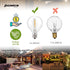 Jslinter 5000K Daylight G40 LED String Light Bulbs Replacement, 1W(11W Equivalent), 60LM, Shatterproof, E12 Screw Base, Vintage Edison Bulbs for P...