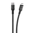 Scosche Ci4B6SG-SP MFi Certified Strikeline Sync Braided Charging Cable for Lightning and USB-C Devices, 6 Feet, Space Gray...
