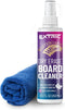 Whiteboard Cleaner 8.5 Ounces White Board Cleaning Spray, Dry Erase Board Cleaner and a Microfiber Cleaning Cloth (1) Non-Toxic Dry Erase Cleaner ...