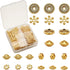 Craftdady Tibetan Antique Golden Spacer Beads with Cotainer Box(8 Styles, 320Pcs)...