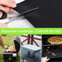 Grill Mats for Outdoor Grill Set of 7 Black Grilling Mats Grill Tools BBQ Accessories Non-Stick Heavy Duty Teflon Grill Sheets for Charcoal Grill ...