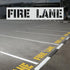 2pcs Fire Lane Stencils, 4 Inch Letter Stencils Flexible Plastic Parking Lot Paint Templates Parking Lot Stencils Fire Lane Template Traffic Curb ...
