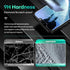 HATOSHI 3 Pack Tempered Glass Screen Protector for iPhone 13 Pro Max with 3 Pack Camera Lens Protector, Case Friendly Easy Installation Clear Prot...