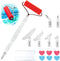 Sonsage Metal Tips Diamond Art Painting Resin Pen White 5D Ergonomic Diamond Art Roller Accessories and Tools Set Dots Round Square Drill Wax Pens...