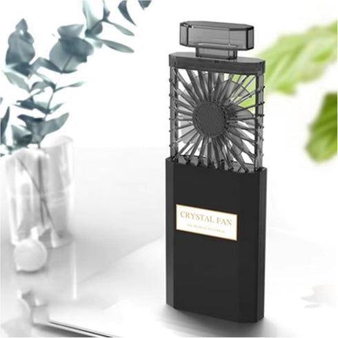 Perfume Aromatherapy Fan, Portable USB Rechargeable Small Pocket Fan with Power Bank,Three-speed Regulation, Stretchable Hand Fan, Birthday Gifts ...