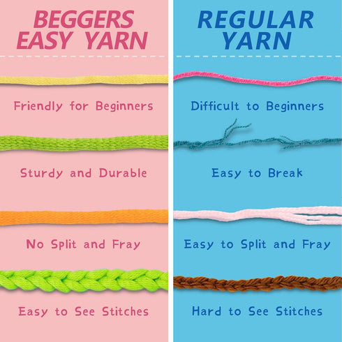 Soft Amigurumi Yarn for Crocheting with Easy-to-See Stitches Chunky Yarn Bulk, Knitting & Crochet Supplies for Beginner to Crochet Amigurumi and O...