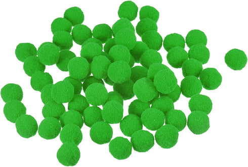 MECCANIXITY Pom Felt Balls Felting Fabric 1.5cm 15mm Green for Home Crafts Project DIY Pack of 300...