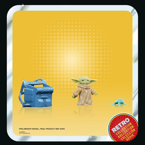 STAR WARS Retro Collection Grogu, The Book of Boba Fett 3.75 Inch Collectible Action Figures, Ages 4 and Up...