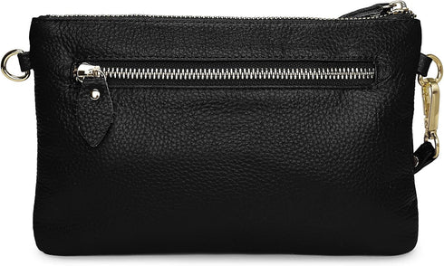 Uromee Wristlet Wallet Clutch Purses for Women Genuine Leather Crossbody Bag Handbag with Detachable Shoulder Chain...
