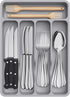 Lifewit Silverware Drawer Organizer Tray, Plastic Cutlery Storage for Kitchen Drawer, Flatware and Utensil Holder Divider for Spoons Forks Knives ...