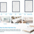 Bed Sheet Straps, 2Pcs Elastic Adjustable Bed Sheet Holder Straps, Fitted Sheet Straps to Hold Sheets in Place with Metal Clips, Sheet Holders for...