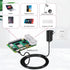 GeeekPi 27W Power Supply for Raspberry Pi 5, PD Adapter USB C 5.1V 5A Power Adapter for Raspberry Pi 5 8GB 4GB...