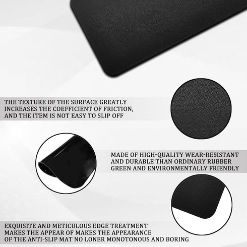 Car Dashboard Anti-Slip Rubber Mat, Multifunctional Non-Slip Mat for Car Accessories, 10.6"×5.9"Sticky Adhesive Pad Magic Anti-Slip Mat for Cell P...