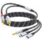 3.5mm to RCA Cable, Lightning to RCA Male to Aux Audio Adapter HiFi Sound Headphone Jack Adapter,(3 in 1 Audio Cable) Connector for iPhone/iPad Sp...