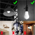 Motion Sensor Light Bulb,Motion Activated Light Bulb,Motion Bulb Indoor,Motion Detector Light,E26 Base Dusk to Dawn Security Night Light Bulb 13.5...