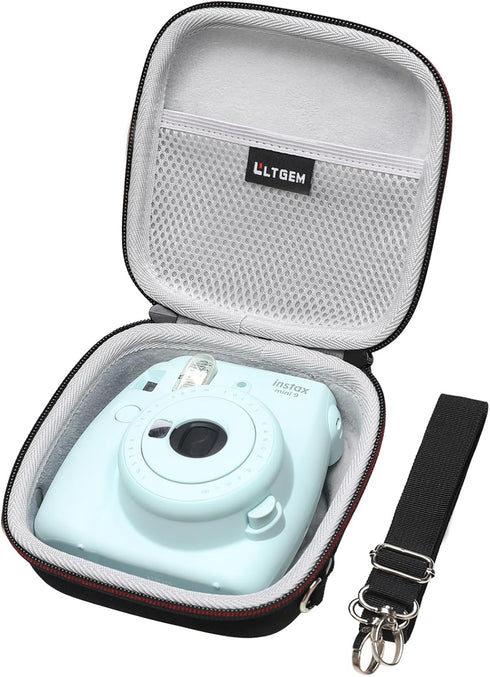 LTGEM Hard Case for Fujifilm Instax Mini 12 / Mini 11 / Mini 10 / Mini 9 / Mini 8 / Mini 7/ Mini 7+ Instant Camera - Storage Protective Carrying B...