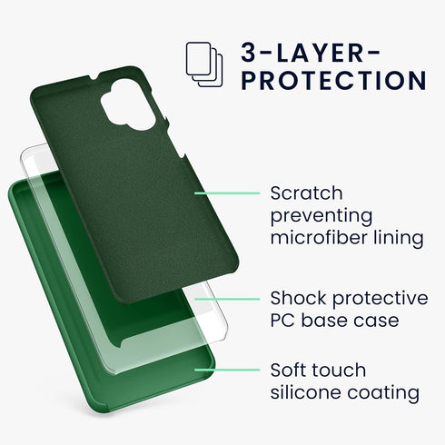 kwmobile Case Compatible with Samsung Galaxy A32 5G Case - TPU Silicone Phone Cover with Soft Finish - Pixie Green...