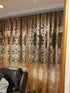 1 Panel Luxury European Sheer Curtain Grommet Top Floral Embroidery Sheer Curtain for Living Room Hollow Semi-Shading Voile Curtain Simple Modern ...
