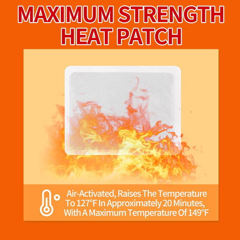 Heat Patches for Menstrual Cramp Relief, Adhesive Heating Patches for Period Cramps, Portable Instant Hot Packs, Travel Size Heat Pads on Cruise- ...