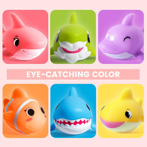 Hely Cancy Bath Toys for Babies 0 Months, No Hole Baby Bath Tub Toys, 1 Year Old Bath Shower Toys for Boys Girls...