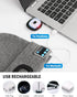 Bluetooth Beanie with Light, Unisex USB Rechargeable LED Headlamp Cap with Headphones, Built-in Speakers & Mic Winter Knitted Night Lighted Music ...