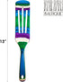 Totally Bamboo Baltique Mumbai Collection 13" Wooden Spurtle Cooking Utensil, Safe for Nonstick...