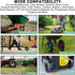 4.10/3.50-4" Inner Tube Tire with TR-87 Bent Valve Stem Replacement Lawn Mower Tire Tubes Wheelbarrow Tires for Tractor Garden Carts Hand Trucks M...