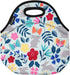 Wrapables® Insulated Neoprene Lunch Bag, Floral Rabbits...