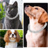 Cuban Link Dog Collar Gold Silver Color Metal Dog Chain Collar Cuban Diamond Chain Pet Collars for Dogs Cats Jewelry 8/10/14/16/18/20/24/28 Inch (...
