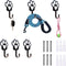 6 PCS Dog Paw Shaped Dog Leash Hook for Wall, Metal Leash Holder Wall Mounted Hanger for Coat Key Entryway Hallway Kitche Office...