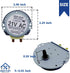 [ What's Up ? DE31-10172C Microwave Turntable Motor – Ships as CF Upgraded Version – Replaces DE31-10172A/B/C/D, WB26X10233, 4983656, AP7191211, P...