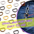 Swpeet 120Pcs 1/2 Inch - 13mm 4Colors Multi-Purpose Metal D Ring Semi-Circular D Ring for Hardware Bags Ring Hand DIY Accessories (Mixed Color, 1/...