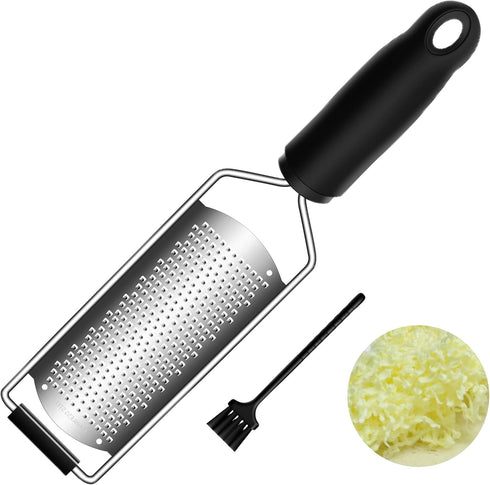 Cheese Zester Grater Handheld with Handle-Lemon Citrus Zester Tool Graters for Kitchen Stainless Steel Salad Spinner Cake Decorating Supplies,Perf...