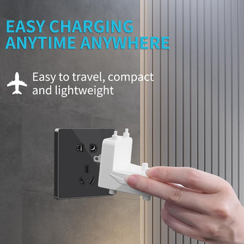 Wireless Electric Toothbrush Wall Charger Compatible with Philips Sonicare Electric Toothbrush HX6100, HX3000, HX6000, HX8000, HX9000, Portable, I...