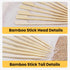Perfect Stix Paddle Pick 6-200 6" Bamboo Paddle Pick Skewers (Pack of 200)...