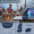 Cell Phone Stand with Wireless Bluetooth Speaker, Unique Gifts for Men/Women, Adjustable Phone Holder with 5 Colorful LED Modes, Anti-Slip Base HD...