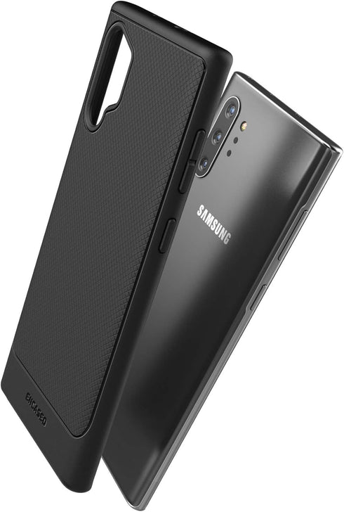 ENCASED Galaxy Note 10 Plus Case (Thin Armor) Slim Flexible Grip Phone Cover (Samsung Note 10+) Black...