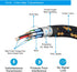 Million HDMI Male to HDMI 6 Feet Cable Connector Gold Plated with Ethernet,1080p,5K,and Audio Return.Good for DVD,TV,Home Theater,Blu-ray Player…...