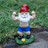 Funny Workout Garden Gnomes Statues 6.2 Inches Outdoor Muscular Fitness Naughty Gnomes Decorations for Yard, Lawn, Patio, Indoor Gnome Figurine fo...