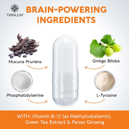Dopamine Brain Support Supplement, 1000 mg Blend - Made in USA - with Vitamin B12 and L-Tyrosine - Enhance Mental Well-Being - 60 Capsules...