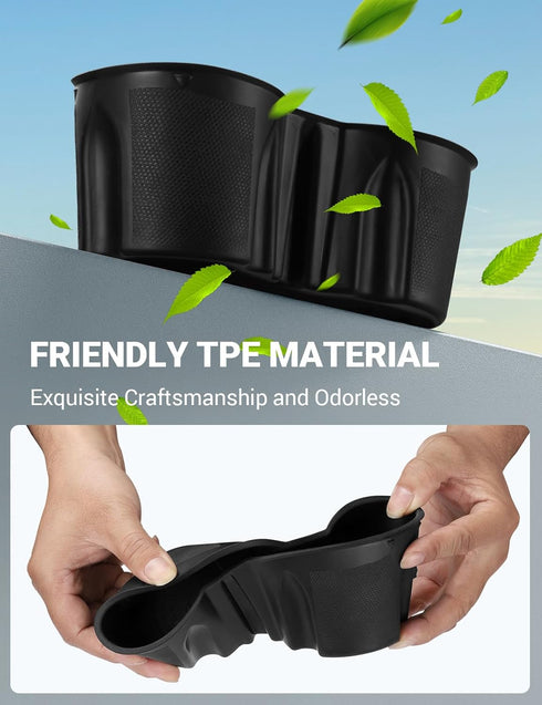 Motrobe Tesla Model Y 2021-2024 Model 3 2021-2023 Center Console Cup Holder Insert Tesla Center Console Interior Accessories ONLY FIT New Console...