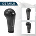 5 Speed Manual Gear Shifter Knob for Chevrolet Spark Durable | Front Automotive Gearbox Stick Shifter Lever Knob Black Plastic 1 Pcs...