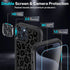 [5 in 1 for iPhone 15 Pro max Case,with 2 Pack Screen Protector + 2 Pack Camera Lens Protector,Heavy-Duty Tough Rugged Lightweight Slim Shockproof...