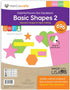 Basic Shapes 2: Hearts, Stars, Hexagons, Rectangles, 696 Pieces US Made Card Stock Punch Out Geometric Shapes in 3 Sizes and 4 NEON Colors for Mat...