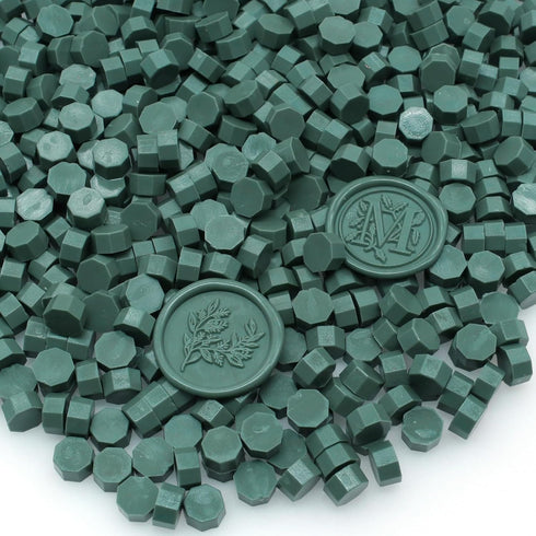 Olive Green Wax Seal Beads 720pcs, Andotopee Premium Sealing Wax Beads for Wax Seal Stamp, Affordable Wax Seal Pellets 0.55lb Refill Pack for Wax ...