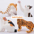 Toymany 8PCS Realistic Cat Figurines, Educational Cat Figures Toy Set, Kitten Easter Eggs Cat Cake Topper Christmas Birthday Gift for Kids Boys Gi...